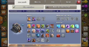 Conta Clash of Clans cv9 Full