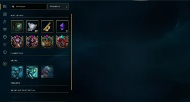 conta prata ll s6 e s7 ouro- Skin Vitoriosa graves maokai