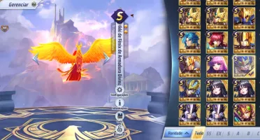 Cc Saint Seiya Serv A141 Com Ótimos Cavaleiros E 700 🌟