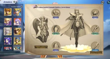 Cc Saint Seiya Serv A141 Com Ótimos Cavaleiros E 700 🌟