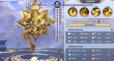 Cc Saint Seiya Serv A141 Com Ótimos Cavaleiros E 700 🌟