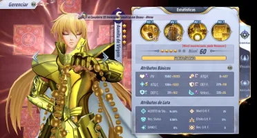 Cc Saint Seiya Serv A141 Com Ótimos Cavaleiros E 700 🌟