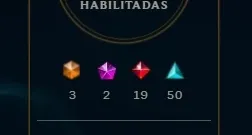 [LOL] CONTA COM 220 SKINS, PLATINA 1