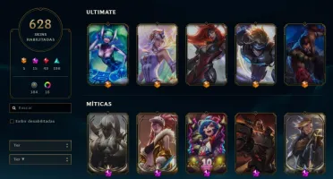 Conta LvL 190 c/ 634 skins
