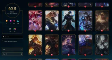Conta LvL 190 c/ 634 skins