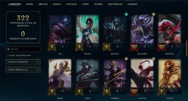 Conta League of Legends (LoL) Platina I