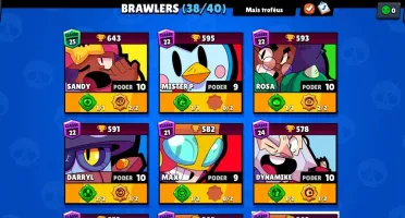 CONTA BRAWL STARS 21K QUASE FULL