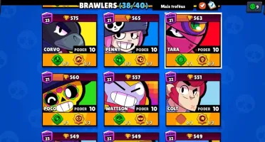 CONTA BRAWL STARS 21K QUASE FULL