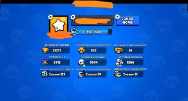 CONTA BRAWL STARS 21K QUASE FULL