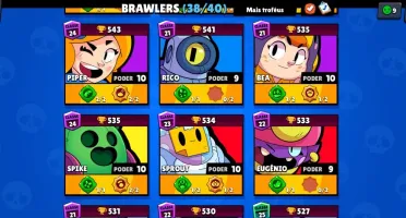 CONTA BRAWL STARS 21K QUASE FULL