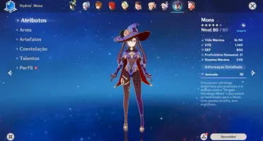 Conta AR 57 Xiao e Ayaka