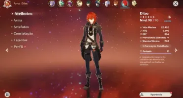 Conta AR 57 Xiao e Ayaka