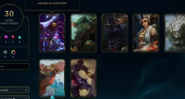 CONTA LVL 210 MMR ALTA COM SKINS EPICAS LEGADOS E LENDARIAS