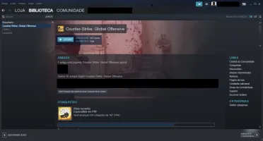 (VENDO CONTA CS-GO AK1) (628 HORAS JOGADA) (COM PRIME)