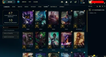 CONTA DE LOL UNRANKED 5/1 MD10 (NUNCA TEVE ELO)