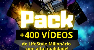 Pack + De 400 Vídeos Lifestyle Milionário Virais