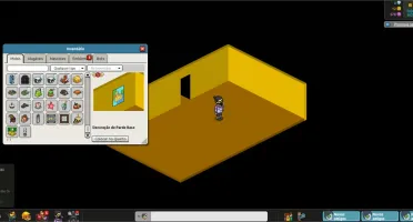 Conta Habbo com 2 páginas de Mobis(raros) e barra de ouro