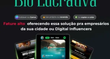 Pack Canva BIO LUCRATIVA - Fature alto 2025