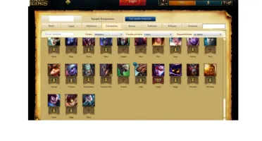 Conta league of legends 73 champs, 3 paginas de runas, 2skis
