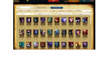 Conta league of legends 73 champs, 3 paginas de runas, 2skis