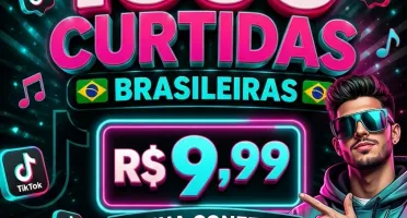 TIKTOK - 1000 Curtidas BR