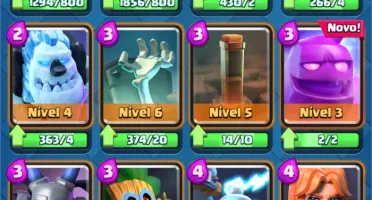 CONTA CLASH ROYALE NIVEL 11