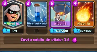 CONTA CLASH ROYALE NIVEL 11