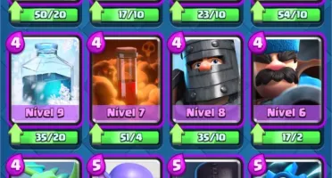 CONTA CLASH ROYALE NIVEL 11