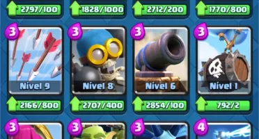 CONTA CLASH ROYALE NIVEL 11