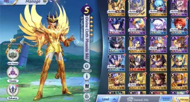 Conta Saint Seiya do SEA!