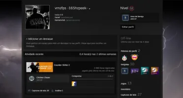 Conta cs2 Prime + Medalhas + Gamersclub 18 Torrando