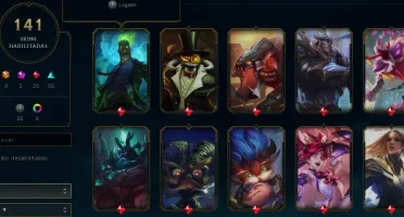 Conta League Of Legends Unranked  141 skins