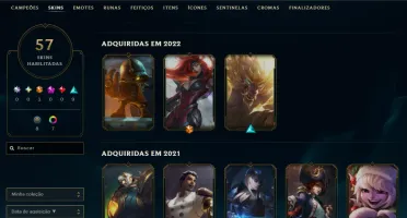 Conta Lol Platina, 22 Skins, Ultimate, 15K Ea, Honra 4