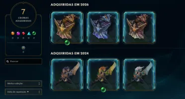 Conta Lol Platina, 22 Skins, Ultimate, 15K Ea, Honra 4