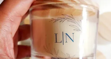 Vela Aromática Personalizada Casamento 120g