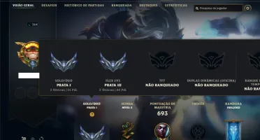 Prata 1 com TODOS os champs e 295 Skins ( MAIN MID )