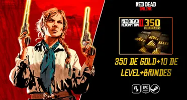 Red Dead Online (PC) 350 gold bar, +10 Level e $15000+
