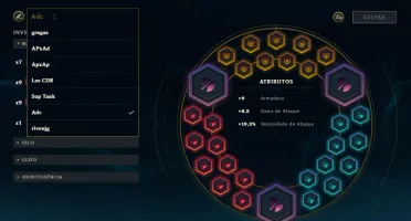 Conta LOL Borda Gold mais de 100 Campeões 7 Paginas de Runas