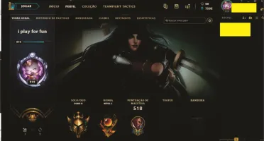 Conta League Of Legends