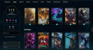 Conta ouro 3 com TODOS os champs e 113 Skins (LEVEL 613)