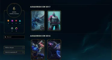SMURF GOLD / 30 CHAMPIONS / 6 SKINS
