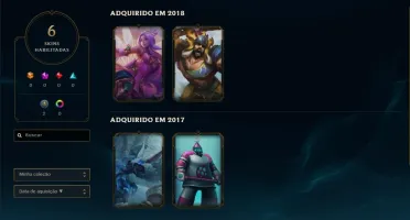 SMURF GOLD / 30 CHAMPIONS / 6 SKINS