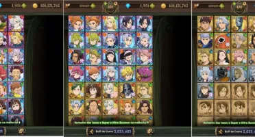 Conta 7DS - Seven Deadly Sins com 1.951 diamantes