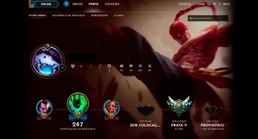 Conta League of Legends Prata V