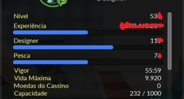 Conta PxG Lvl 530+ Designer 110 NATURIA (LUNAR)