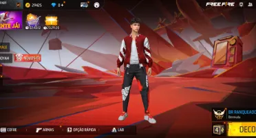 Calça angelical vermelha masculino
