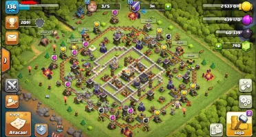 Conta clash of clans CV11 muito bem upado, com duas skins