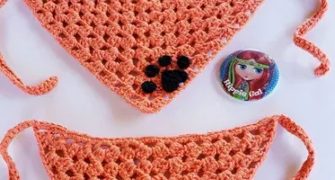 Bandana Pet em Crochê