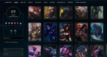 Esmeralda 4 com 125 Champs e 49 Skins