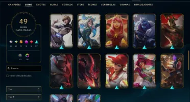 Esmeralda 4 com 125 Champs e 49 Skins